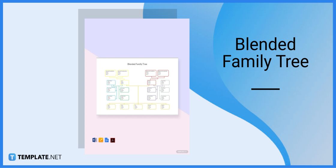 blended family tree template in google docs