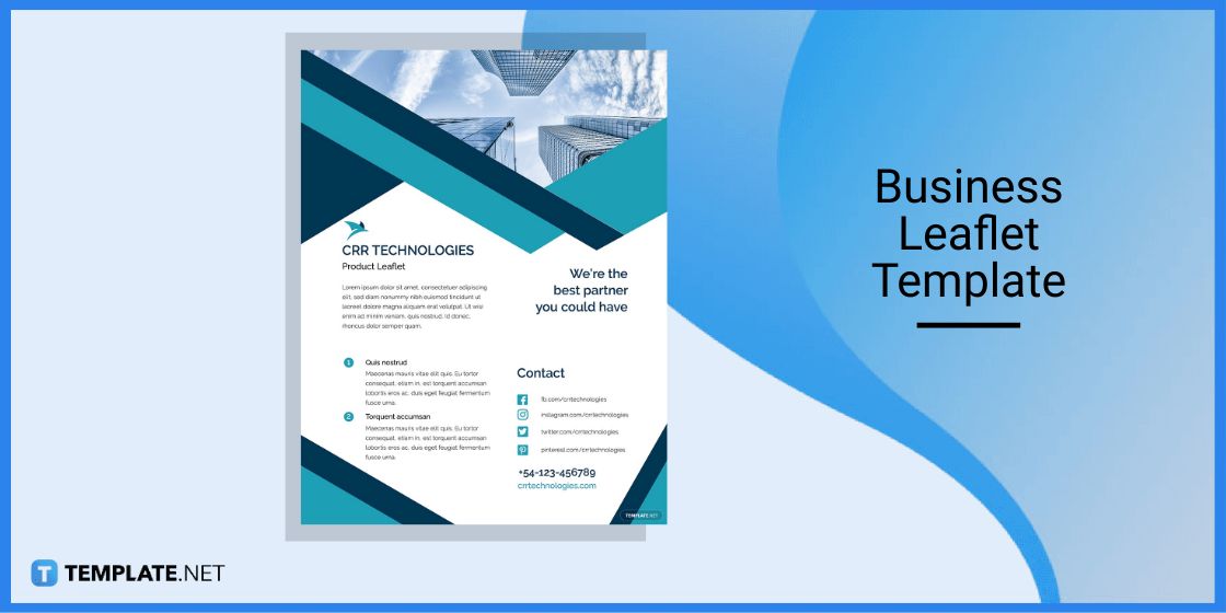 business leaflet template in microsoft word