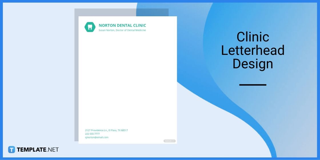 clinic letterhead design template in google docs