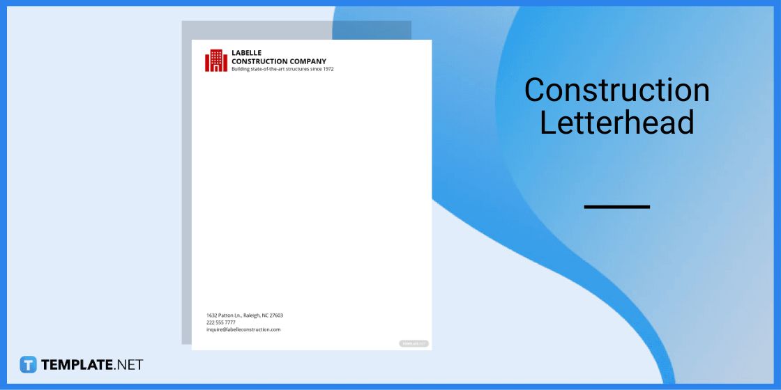 construction letterhead template in google docs