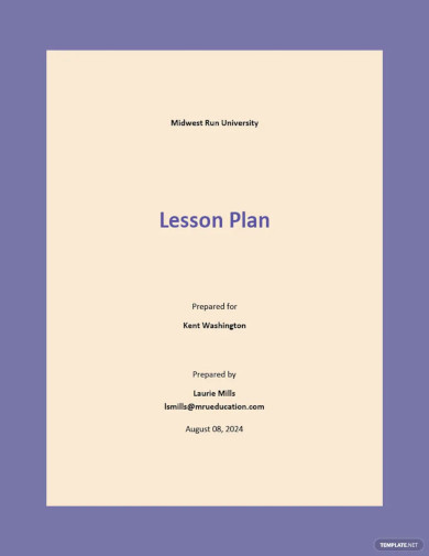 daily lesson plan template