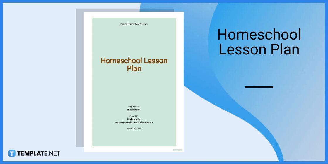 homeschool lesson plan template in microsoft word