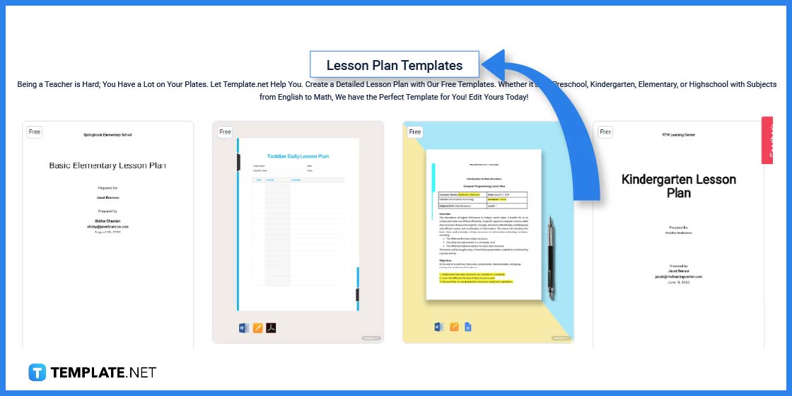 how to make a lesson plan template step