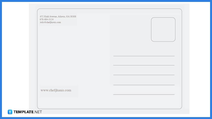 how to build a postcard in google docs step