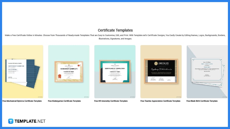 how to make create a certificate in google docs step
