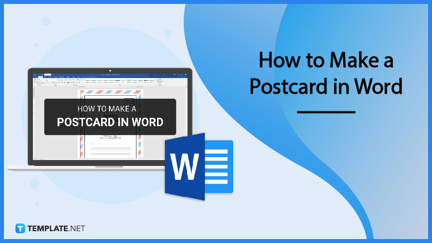 How To Make A Postcard Template In Word