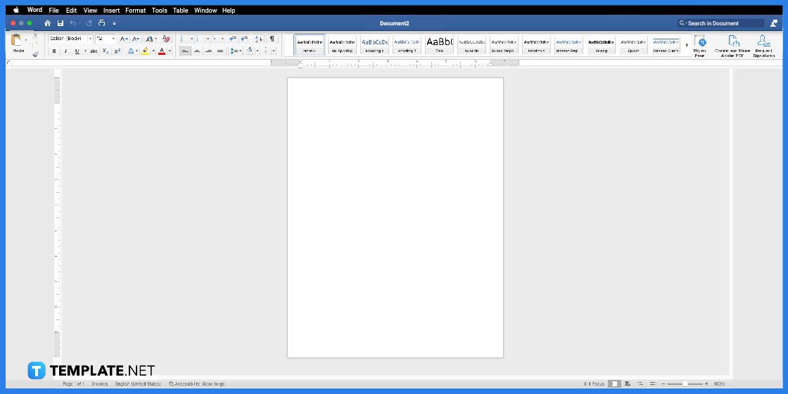 How to Make a Rack Card in Microsoft Word - Step 1