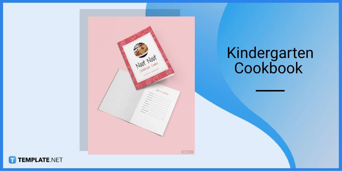 kindergarten cookbook template in google docs