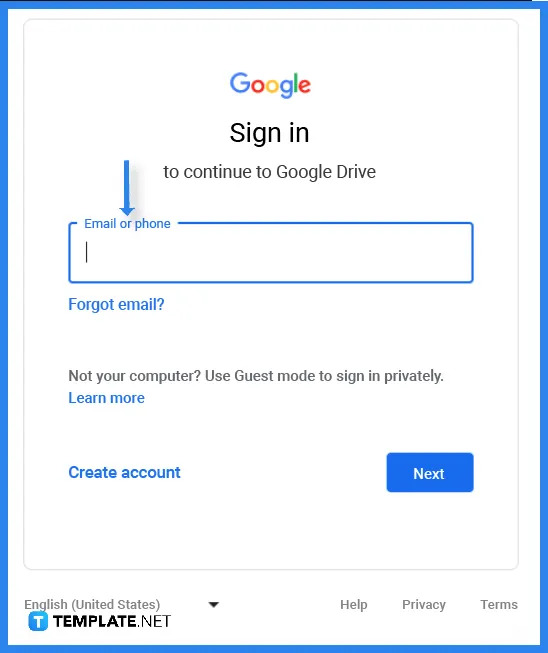 log in to your gmail account step