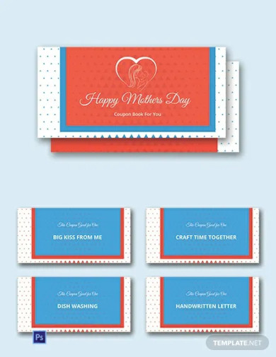 mothers day coupon book templates