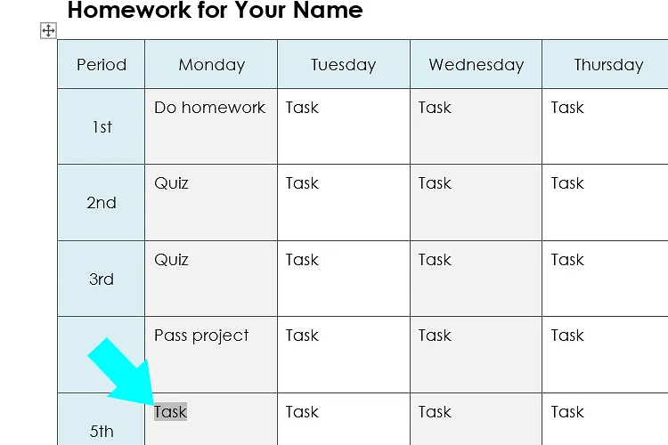 how-to-make-a-schedule-on-word