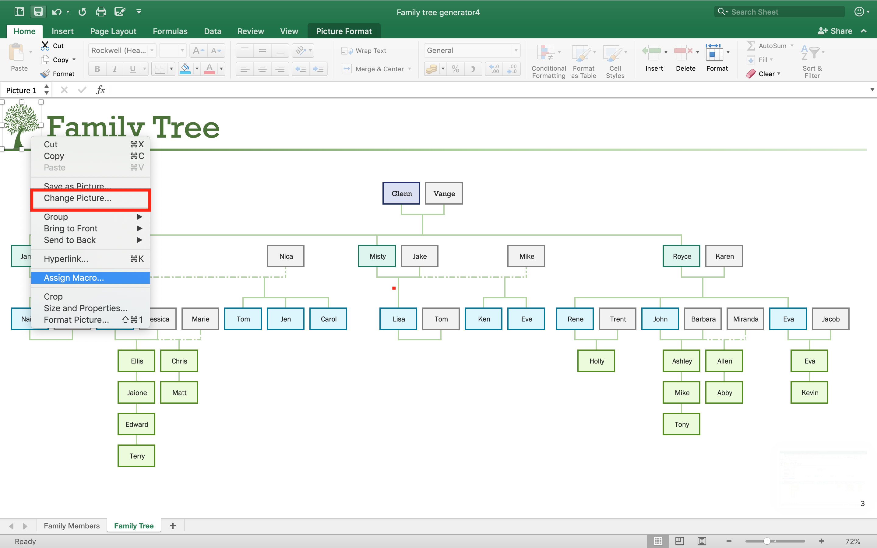 how-to-make-a-family-tree-in-excel