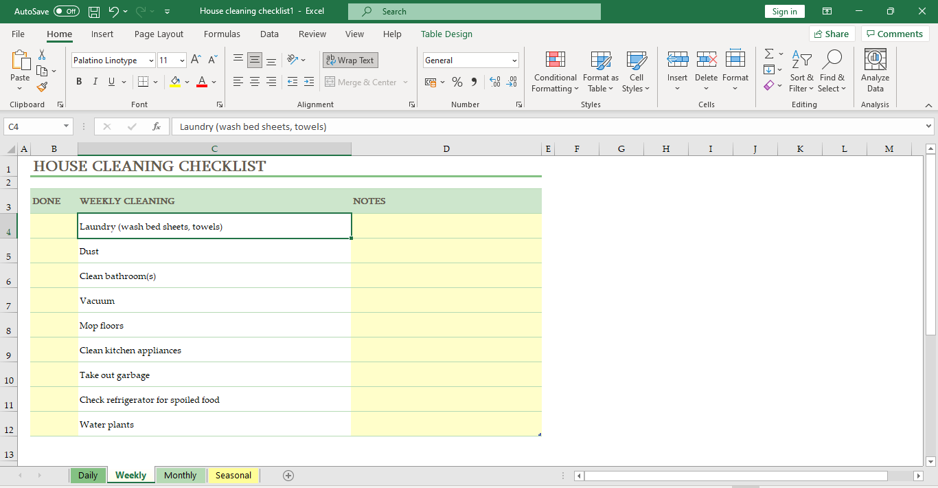 how-to-make-a-checklist-in-excel