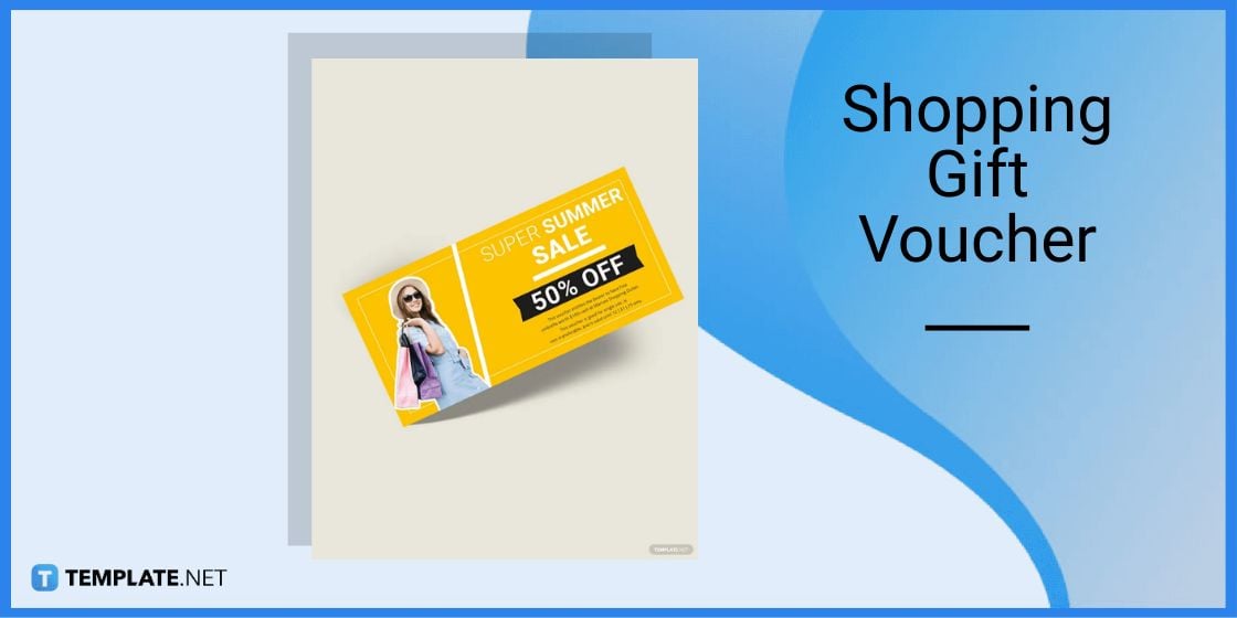 shopping gift voucher template in microsoft word