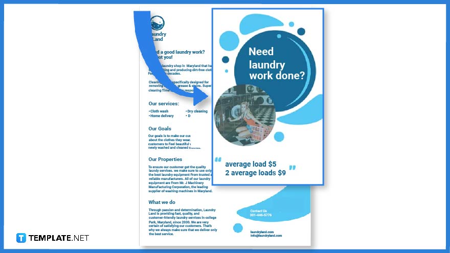 step 10 incorporate design and colors into the leaflet template