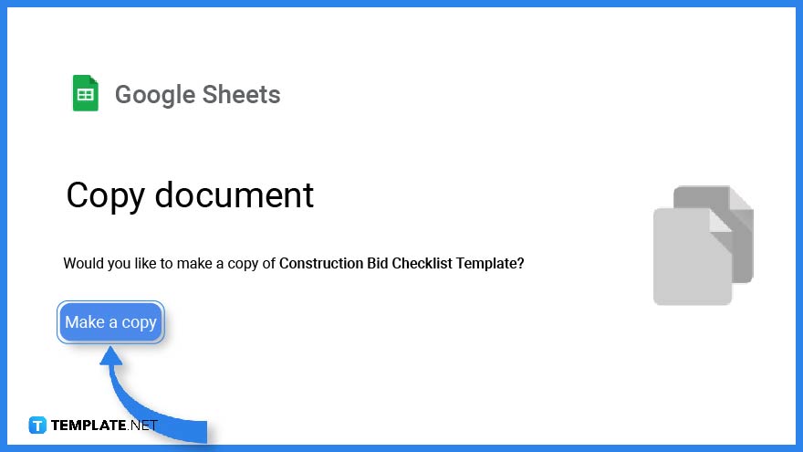 step 6 make a copy of the checklist template