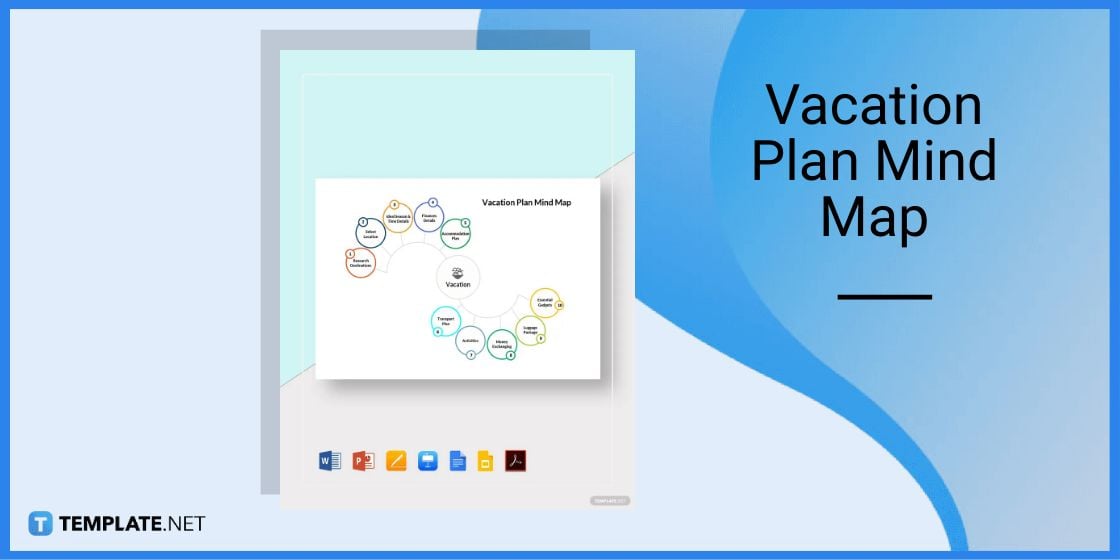 vacation plan mind map templates in microsoft word