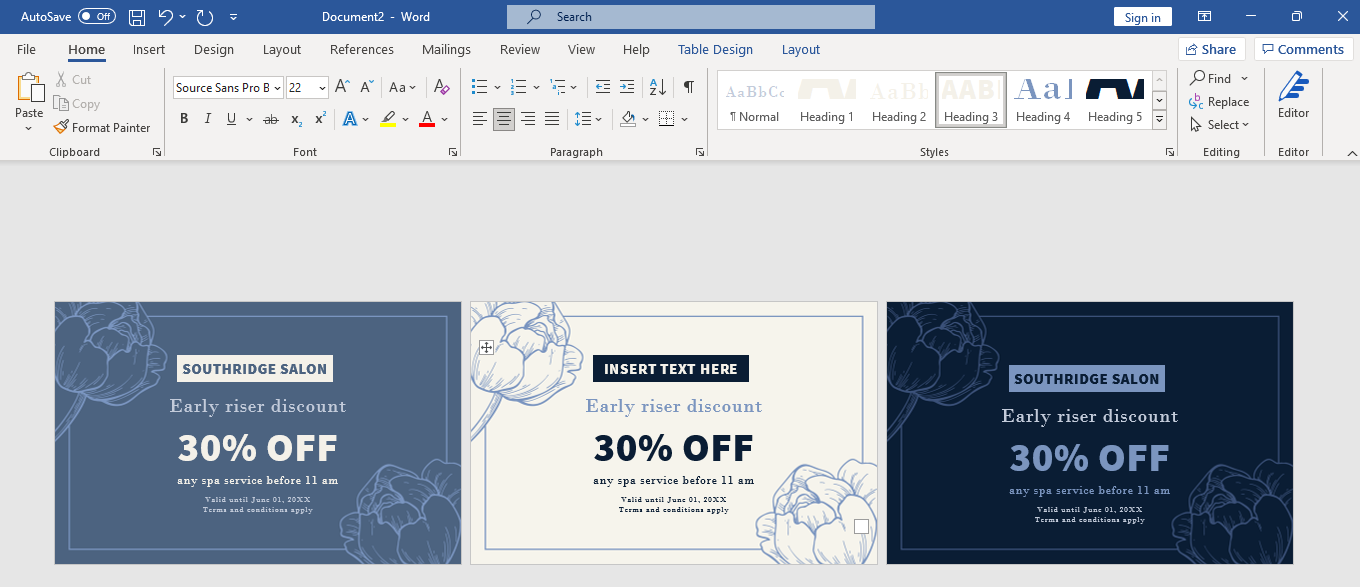 How To Make A Coupon In Word