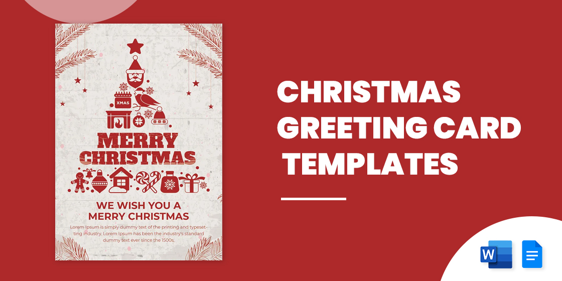 free christmas card templates