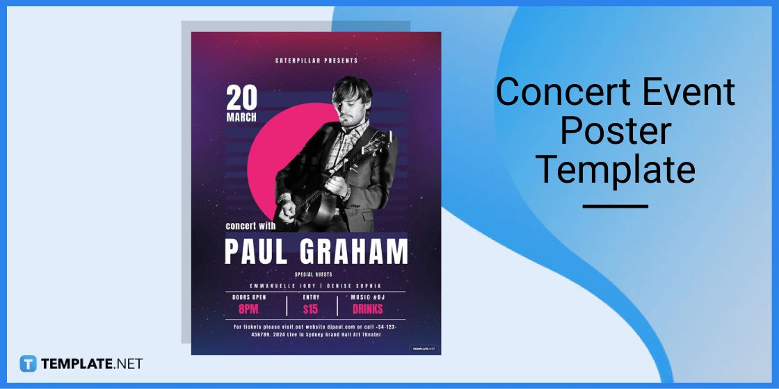 concert event poster template