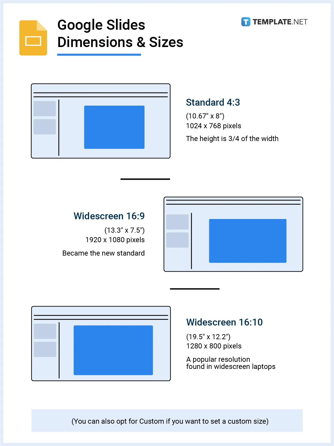 size of google slides presentation