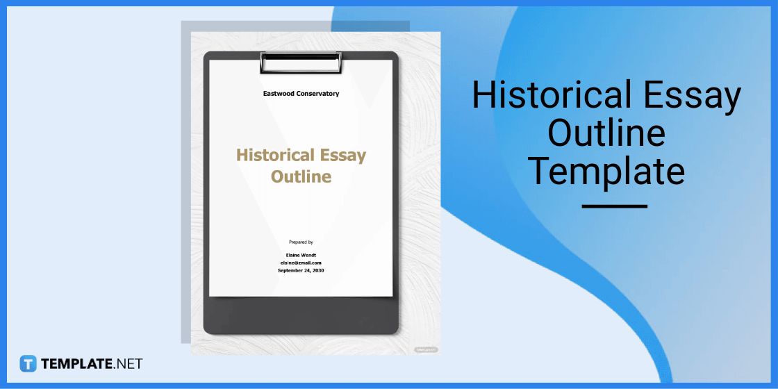 historical essay outline template