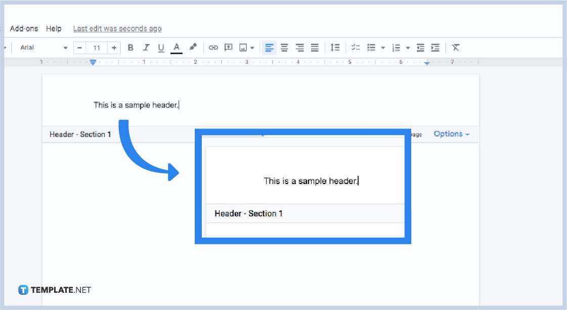 how to add headers in google docs step