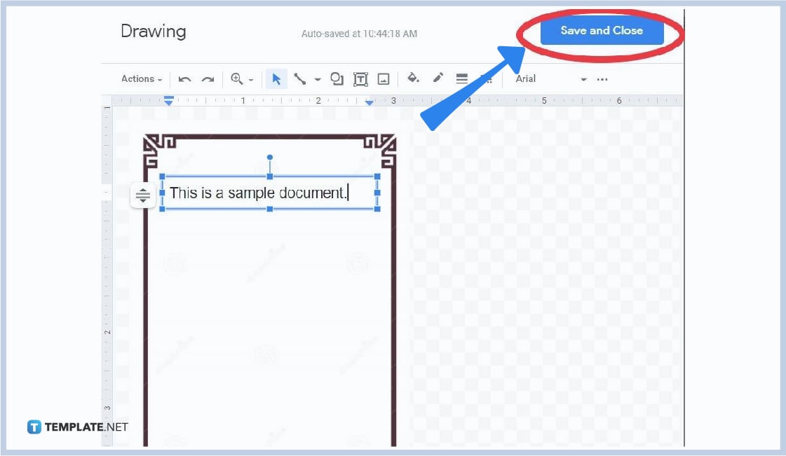 how to add a border in google docs step