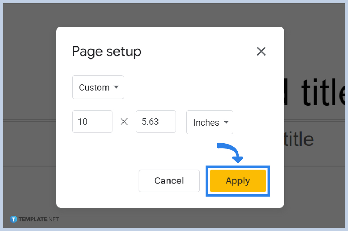 how to change google slides from portrait to landscape step