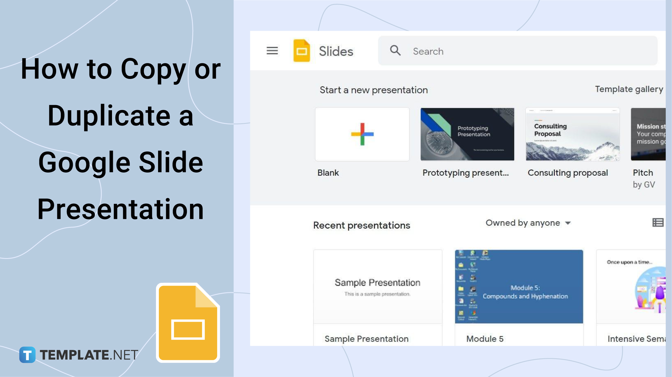 how to duplicate google slides presentation