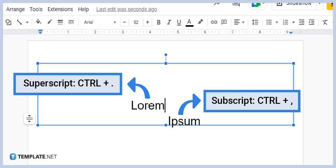 How to Do Subscript/Superscript (Exponent) on Google Slides | Free ...
