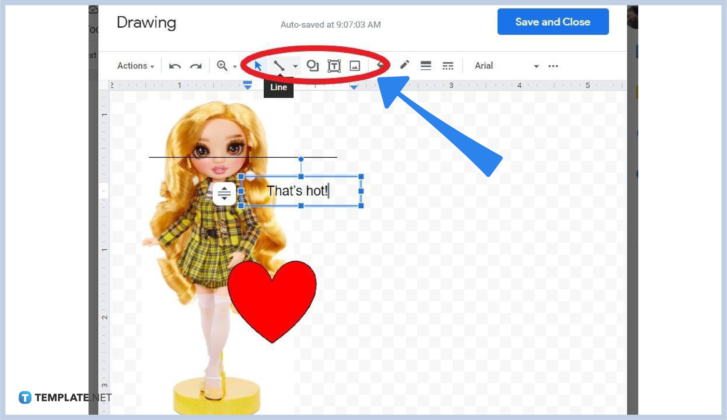 How to Draw Over a Picture in Google Docs