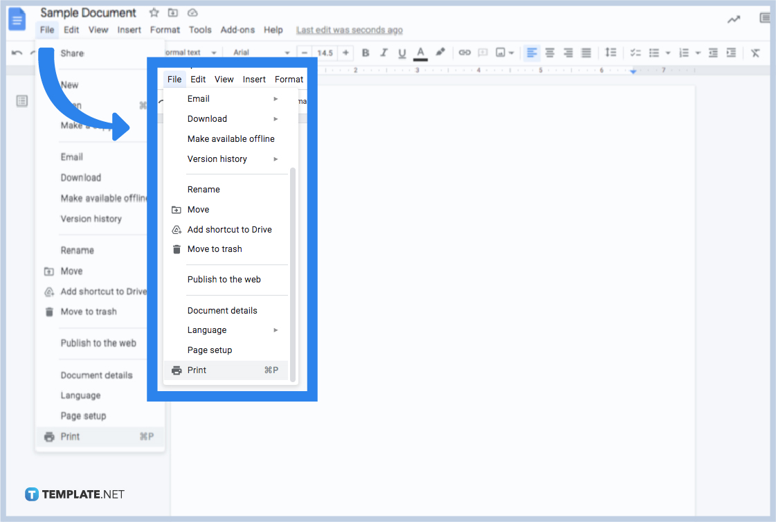 how to include exclude comments when printing google docs step