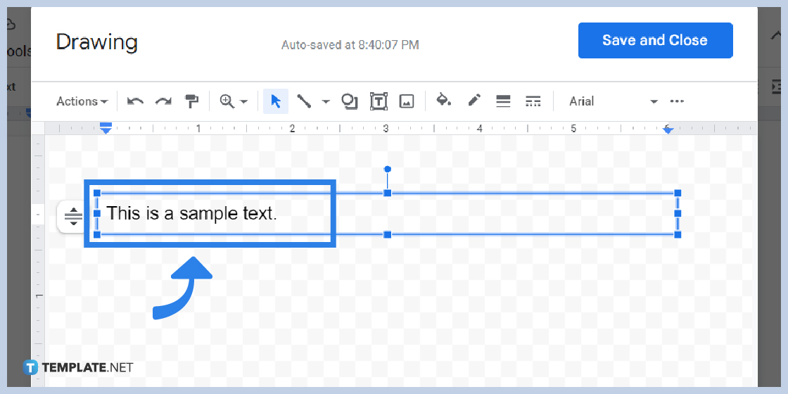 how to insert add a text box in google docs step