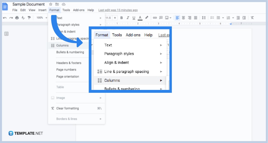 how-to-make-columns-in-google-docs-step-2