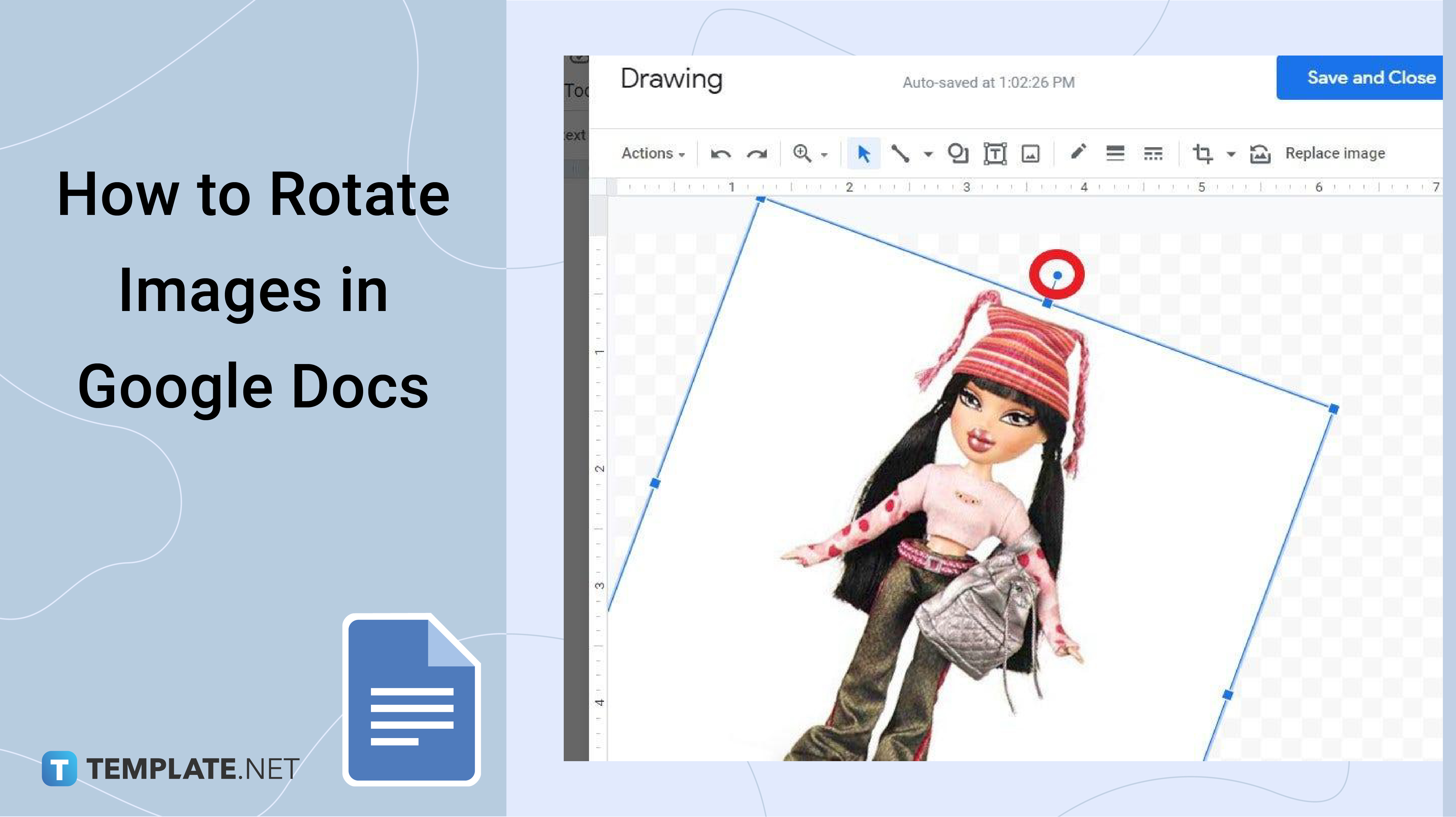 rotate image in google docs