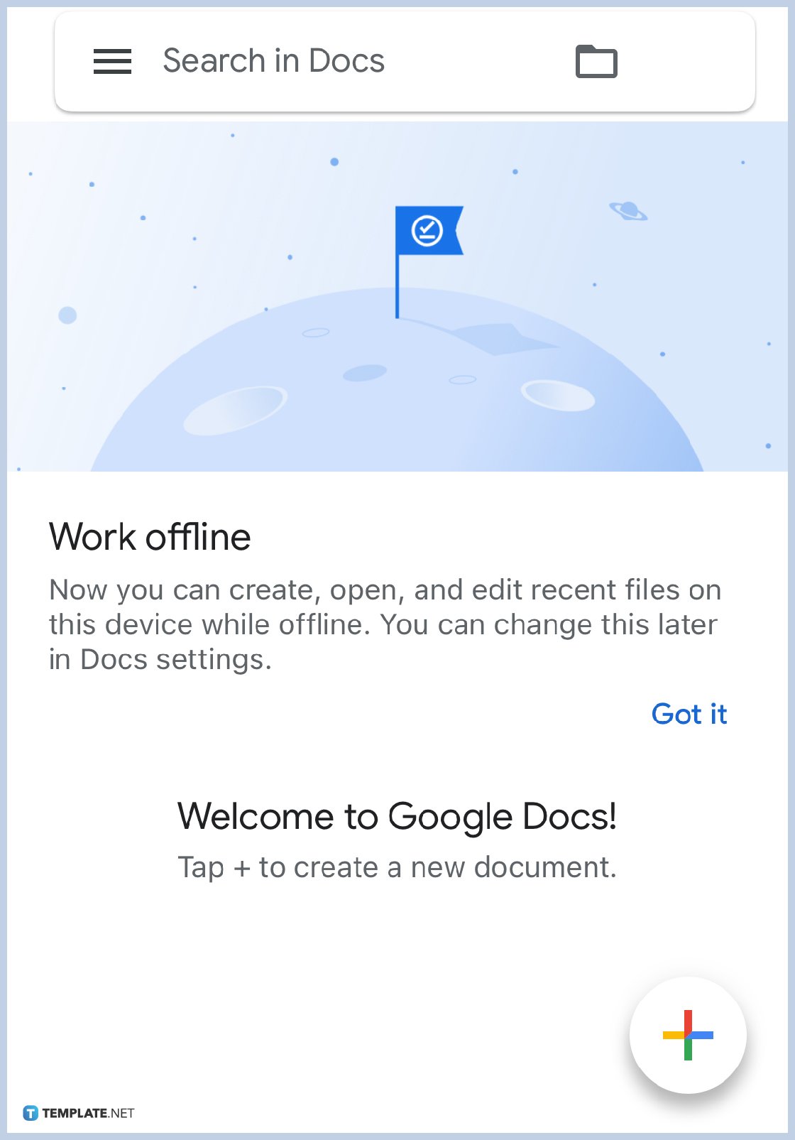 how to use google docs on mobile step
