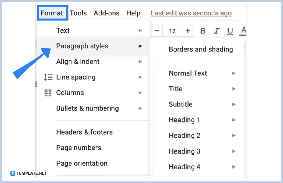 how to use the document outline in google docs step