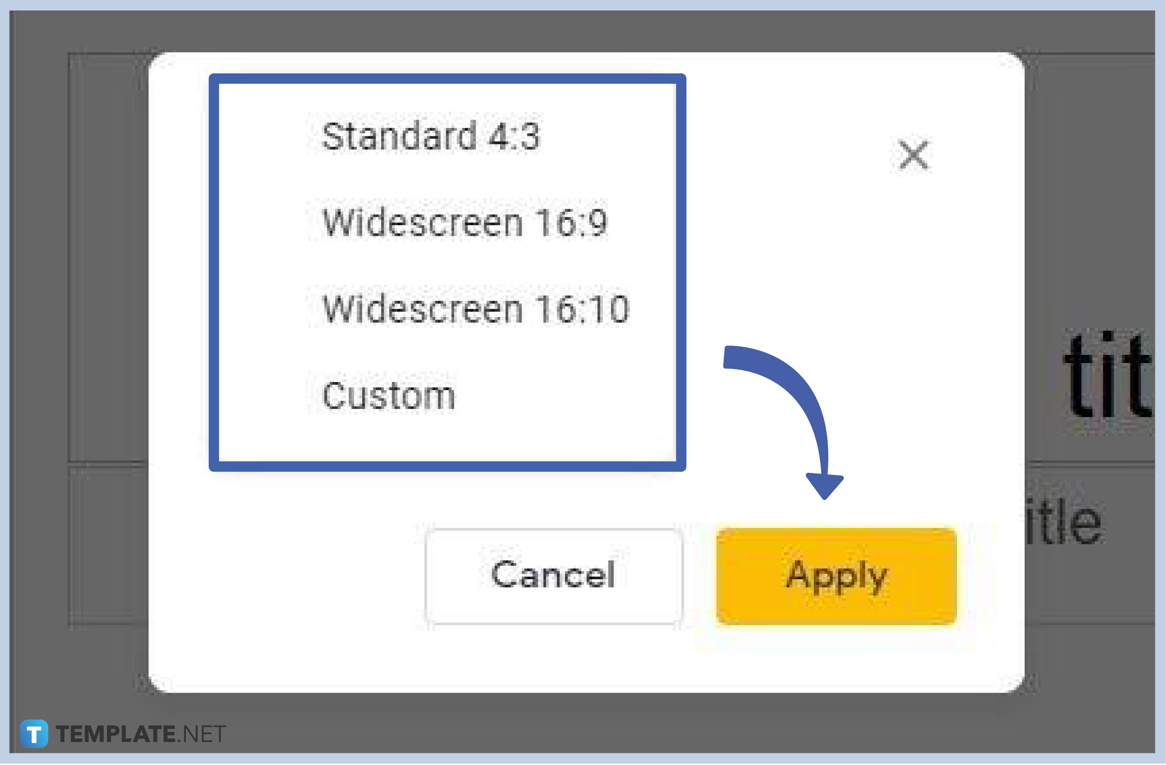 step 3 change dimensions to adjust aspect ratio 0