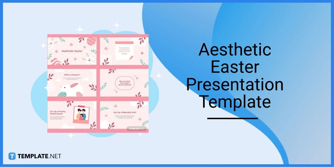 aesthetic easter presentation template in google slides