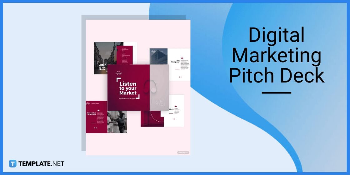 digital marketing pitch deck template