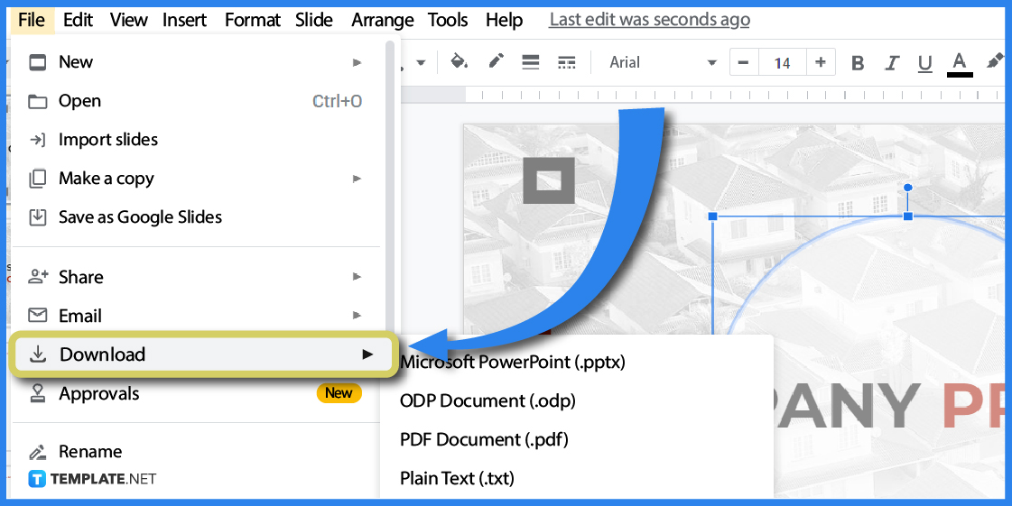 how to create a shape transparent in google slides step