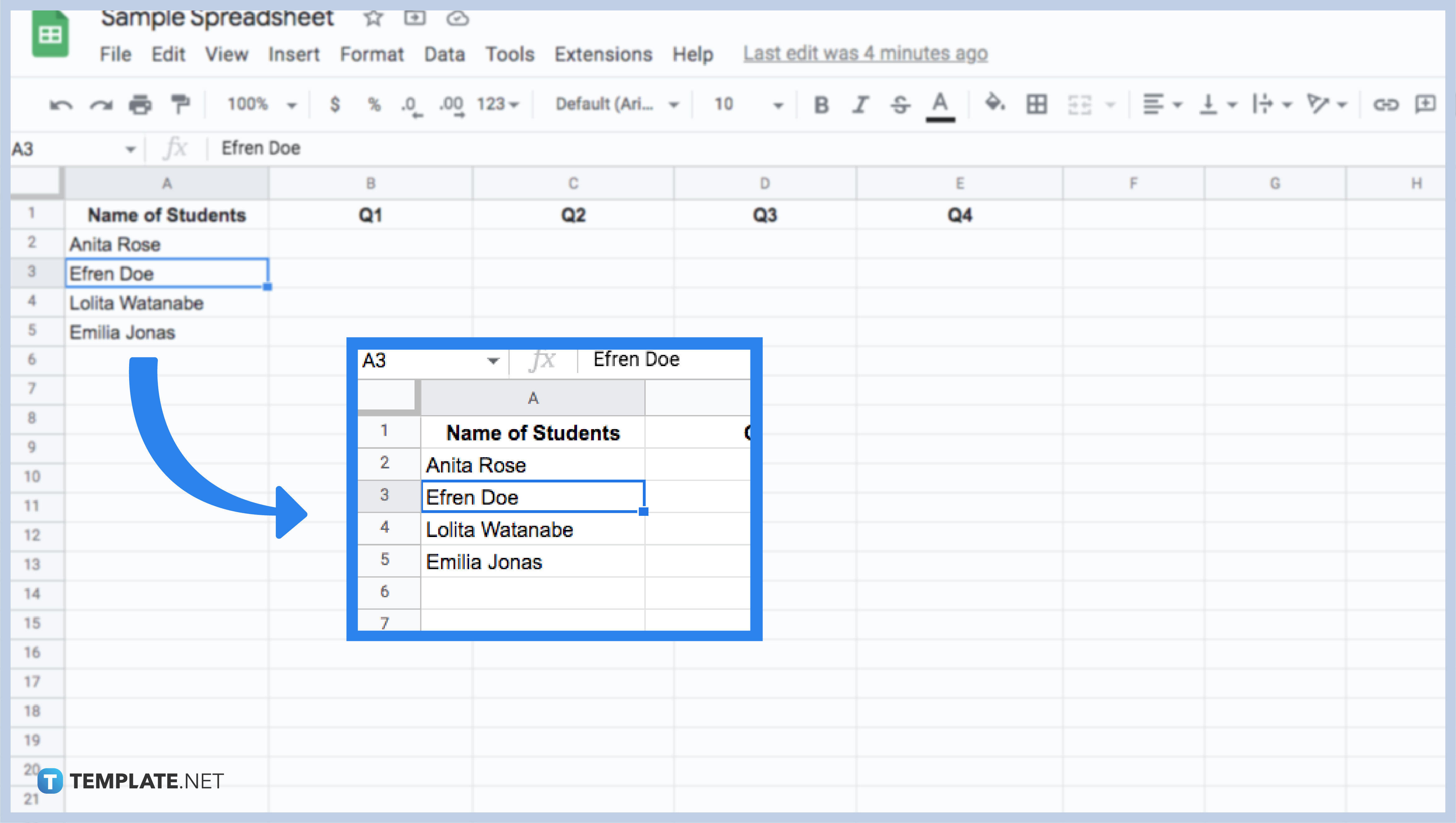 How to Keep a Row Fixed in Google Sheets