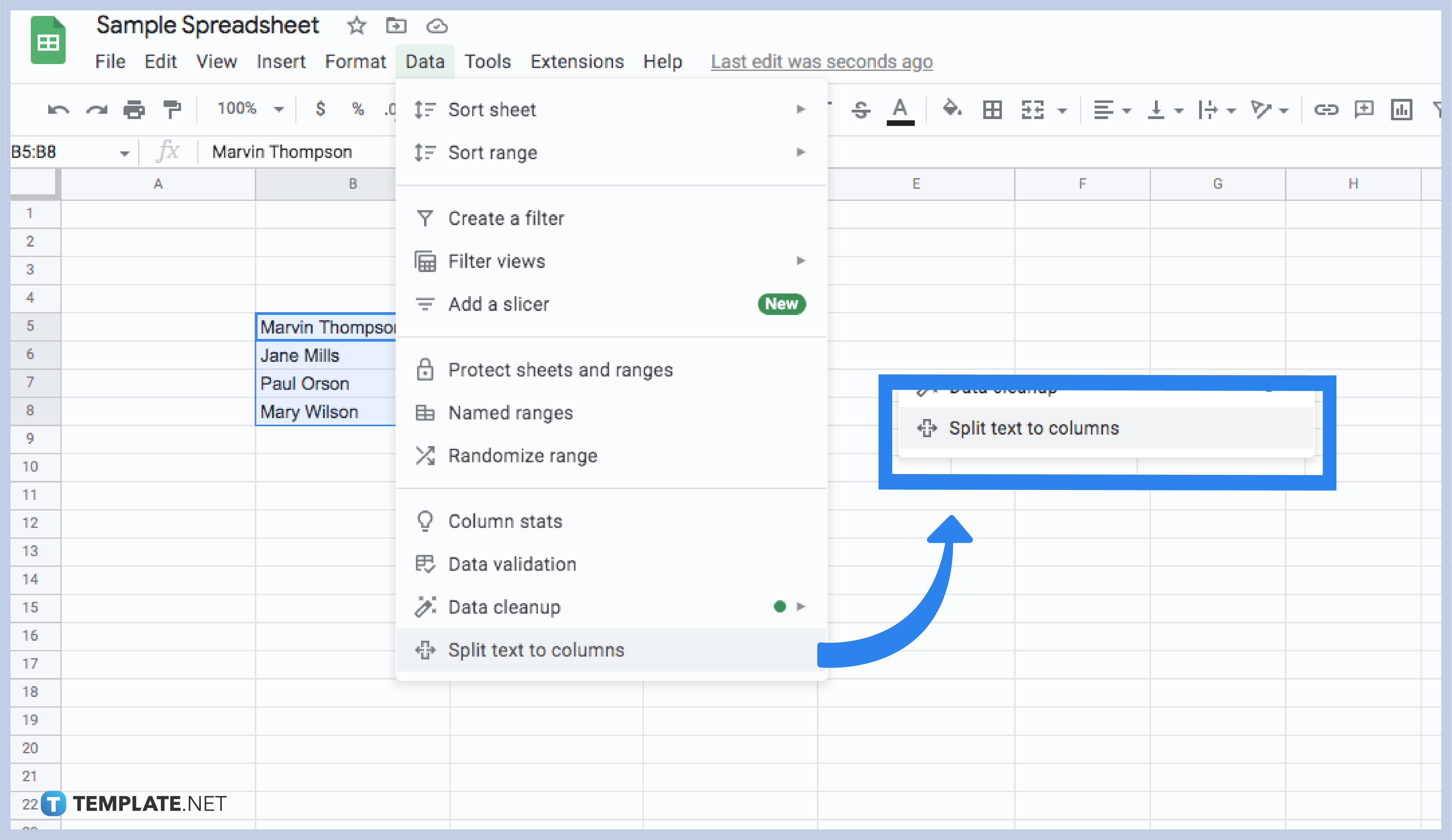 How To Split Cell Data In Google Sheets