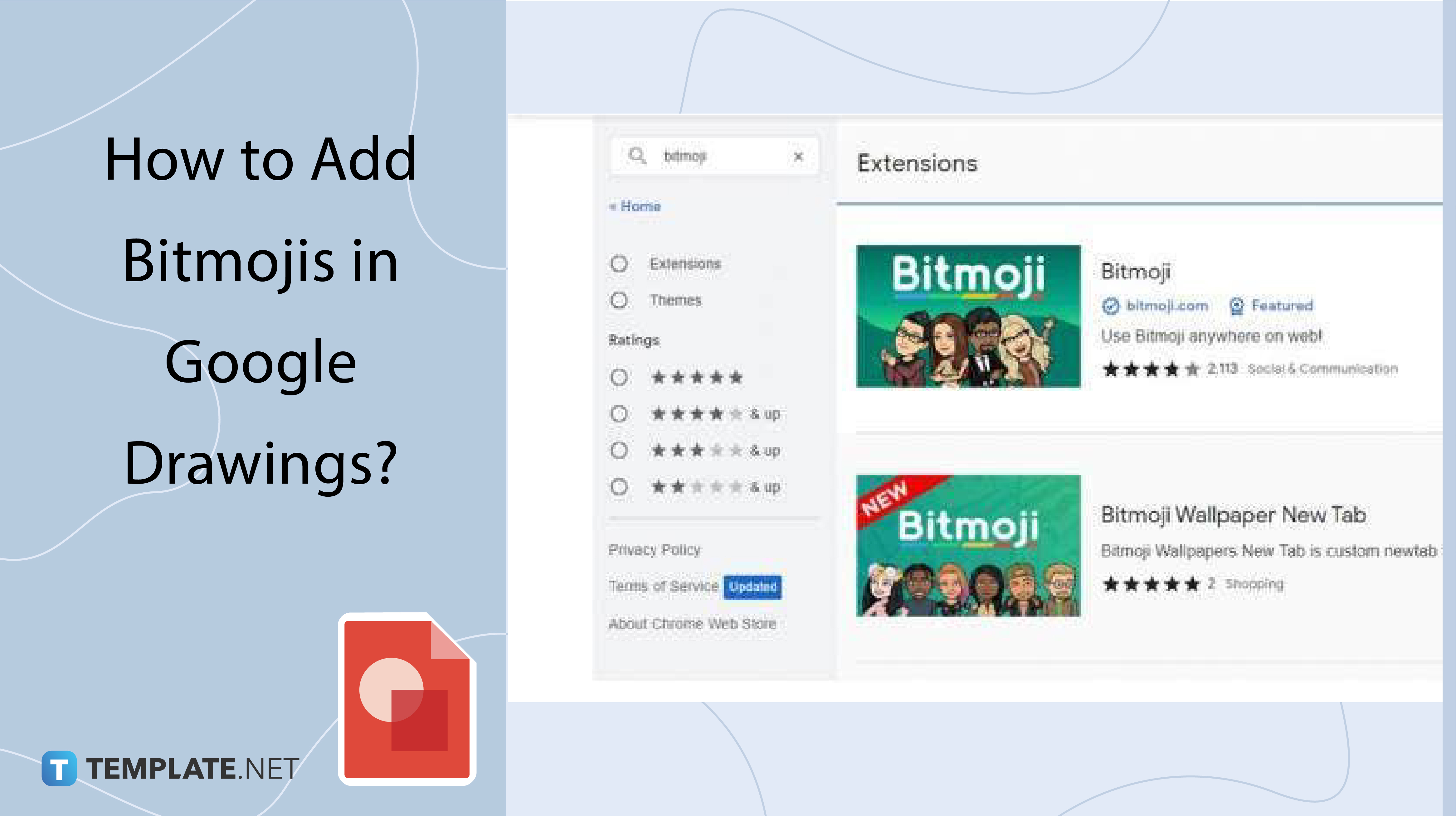 How to Add Bitmojis in Google Drawings?