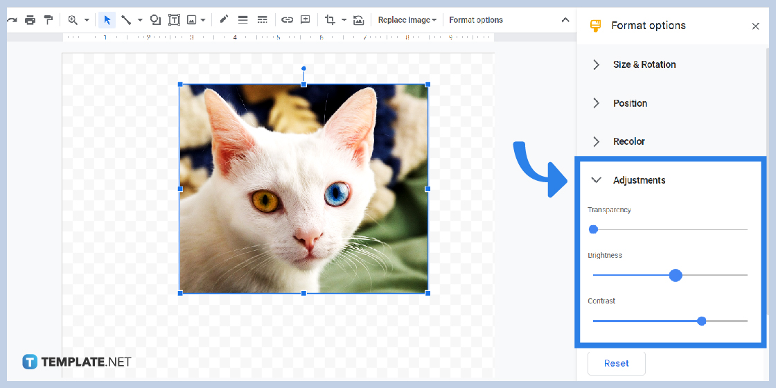 how to edit images in google drawing step