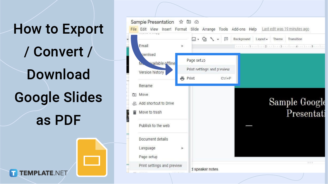 google slide presentation export