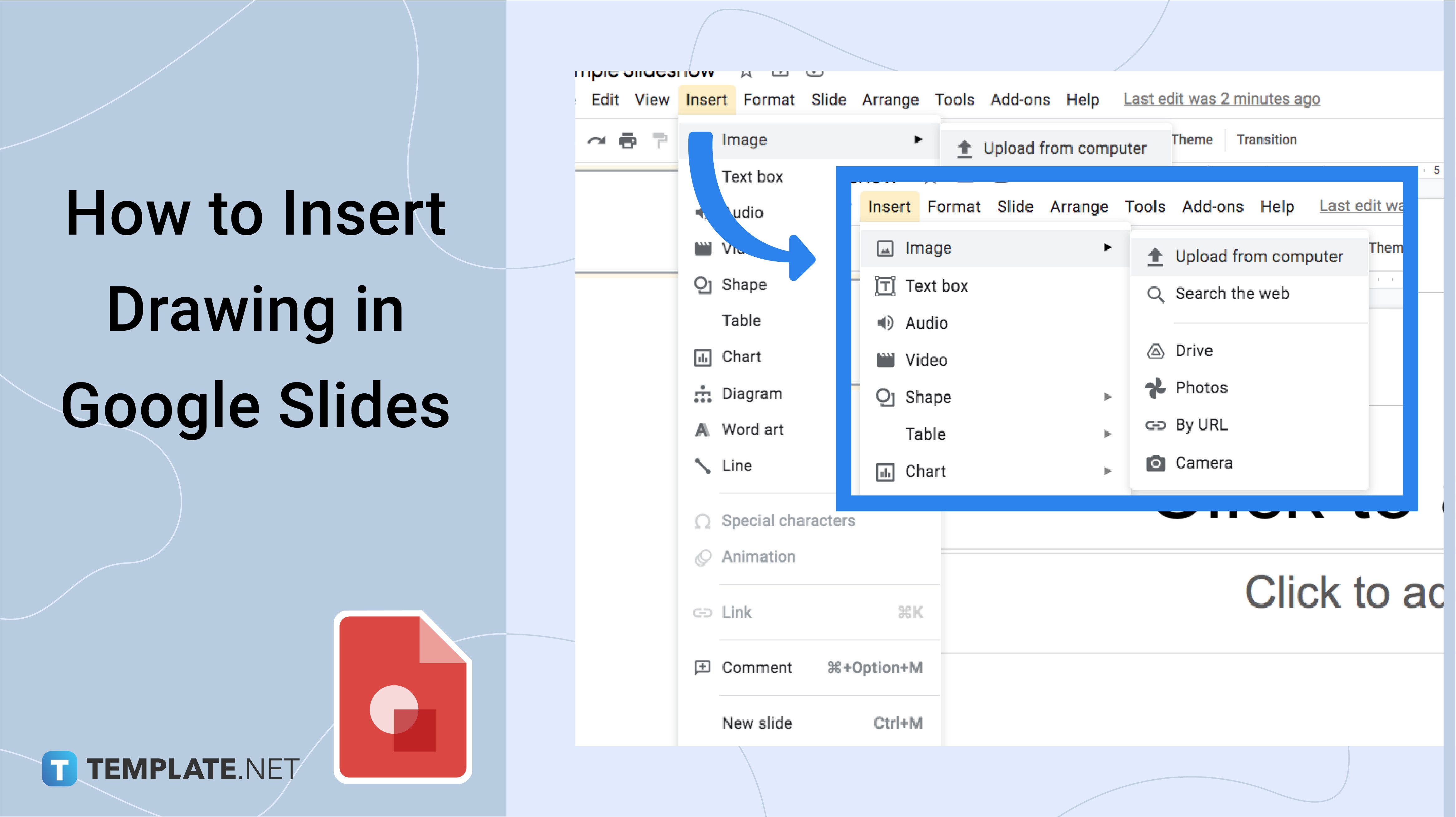 How to Insert Drawing in Google Slides