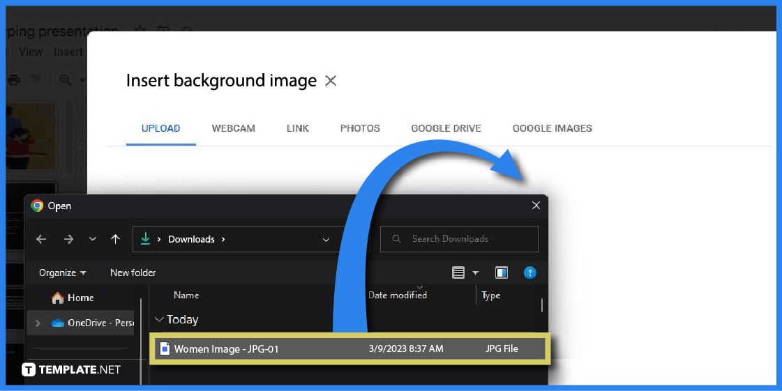 how to lock an image in google slides step