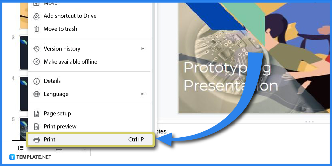 how to lock an image in google slides step